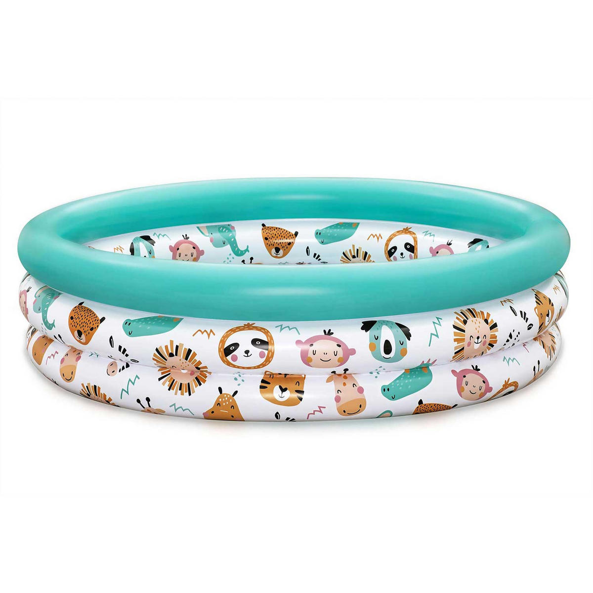 KINDERSCHWIMMBECKEN 102 x 25 cm - 51008N - Multicolor, Textil (102/25cm)