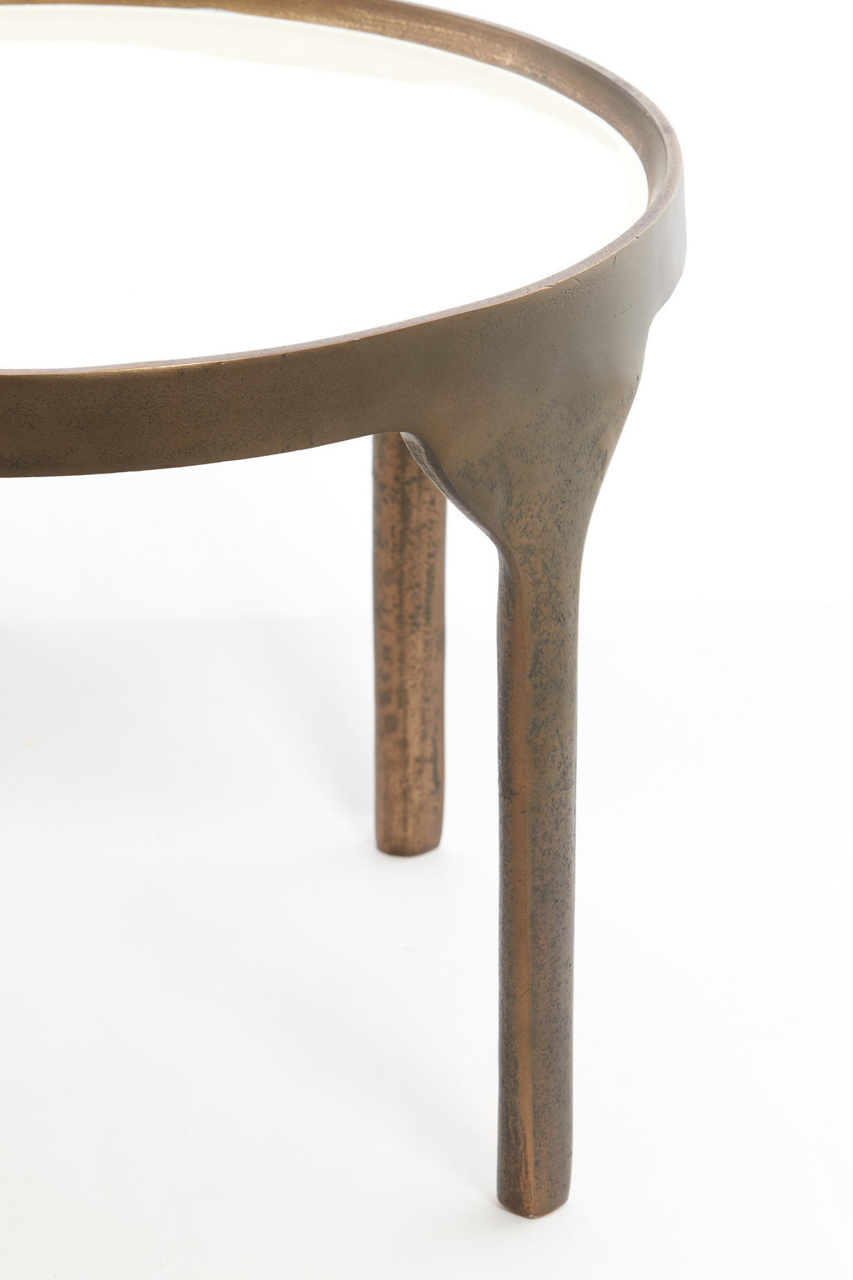 COUCHTISCH Eli Weiß 85/85/42 cm - Weiß, Metall (85/85/42cm) - Light & Living