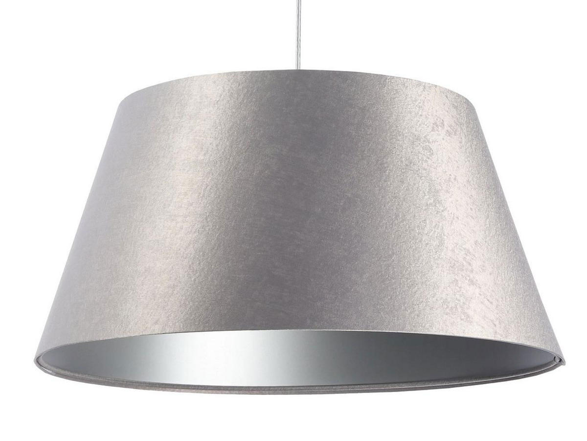 HÄNGELEUCHTE Grau 50/27 cm - Silberfarben, Kunststoff (50/1.3/27cm) - ONZENO