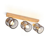 STRAHLER Dankbar 3-flammig 42/10/14 cm - Weiß, Metall (42/10/14cm) - ZMH