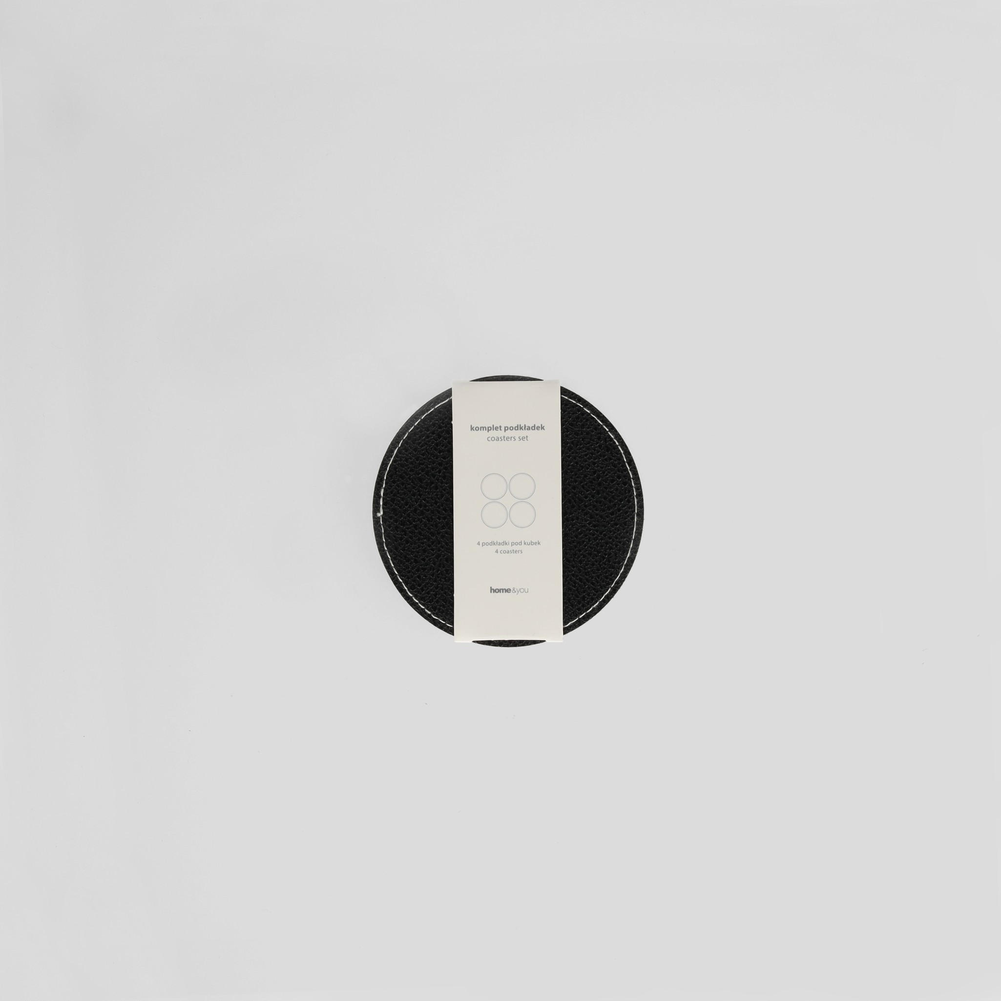 UNTERSETZER-SET Olevia - Schwarz, Kunststoff (10/10cm) - home&you