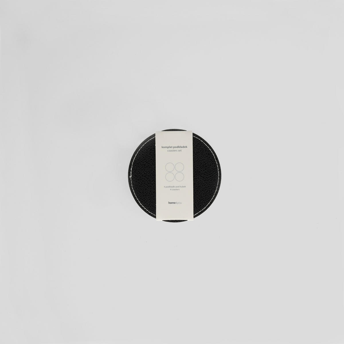 UNTERSETZER-SET Olevia - Schwarz, Kunststoff (10/10cm) - home&you