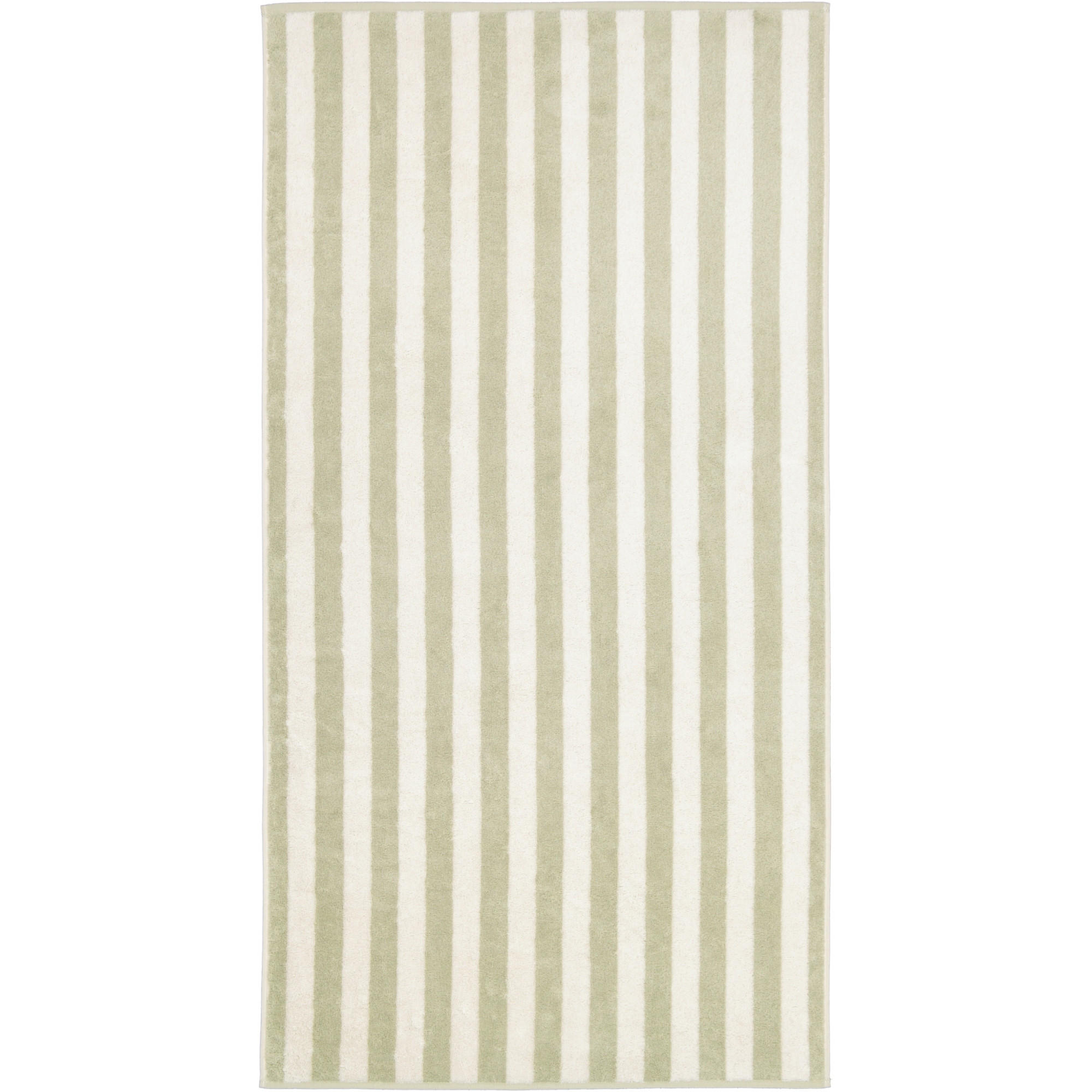HANDTÜCHER STUDIO STREIFEN 6252 WASABI - 43 - Grün, Textil (70/140cm) - Cawoe