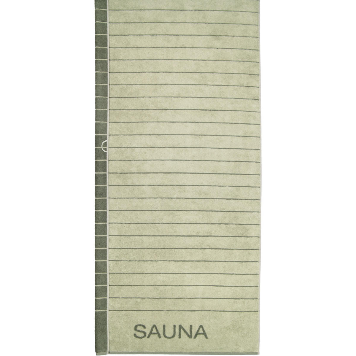 SAUNATÜCHER BALANCE DOUBLEFACE 6237 WASABI - 44 - Grün, Textil (80/200cm) - Cawoe