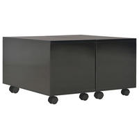 COUCHTISCH Hochglanz-Schwarz 60x60x35 cm Holzwerkstoff - Schwarz, Holzwerkstoff (60/60/35cm) - furnicato