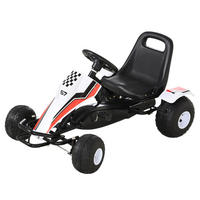 GOKART 35Kg 3-8 JAHRE Schwarz - Weiß, Metall (104/66/57cm) - Jamb