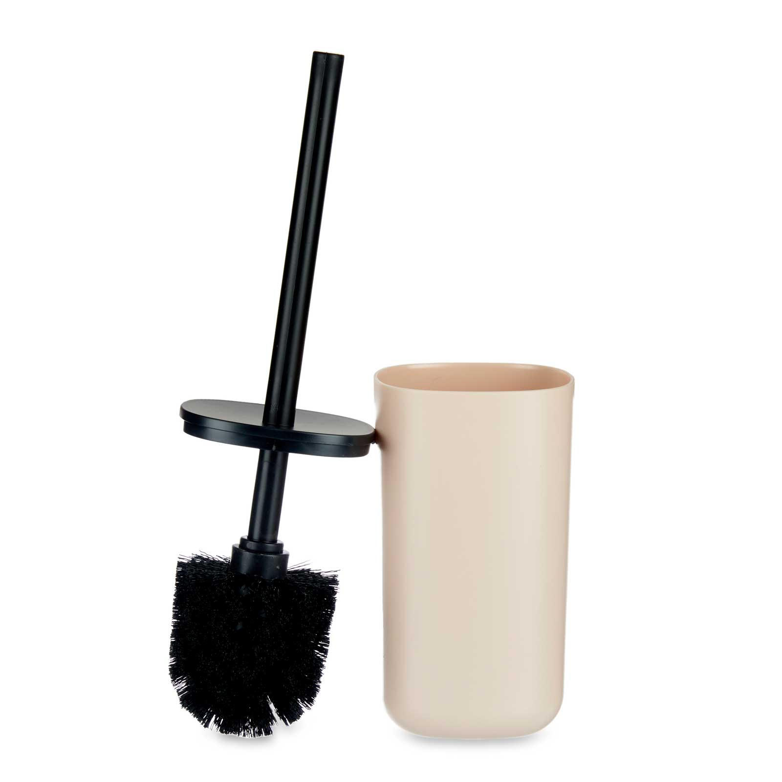 Berilo Toilettenbürste Beige 9.6x35x9.6 cm