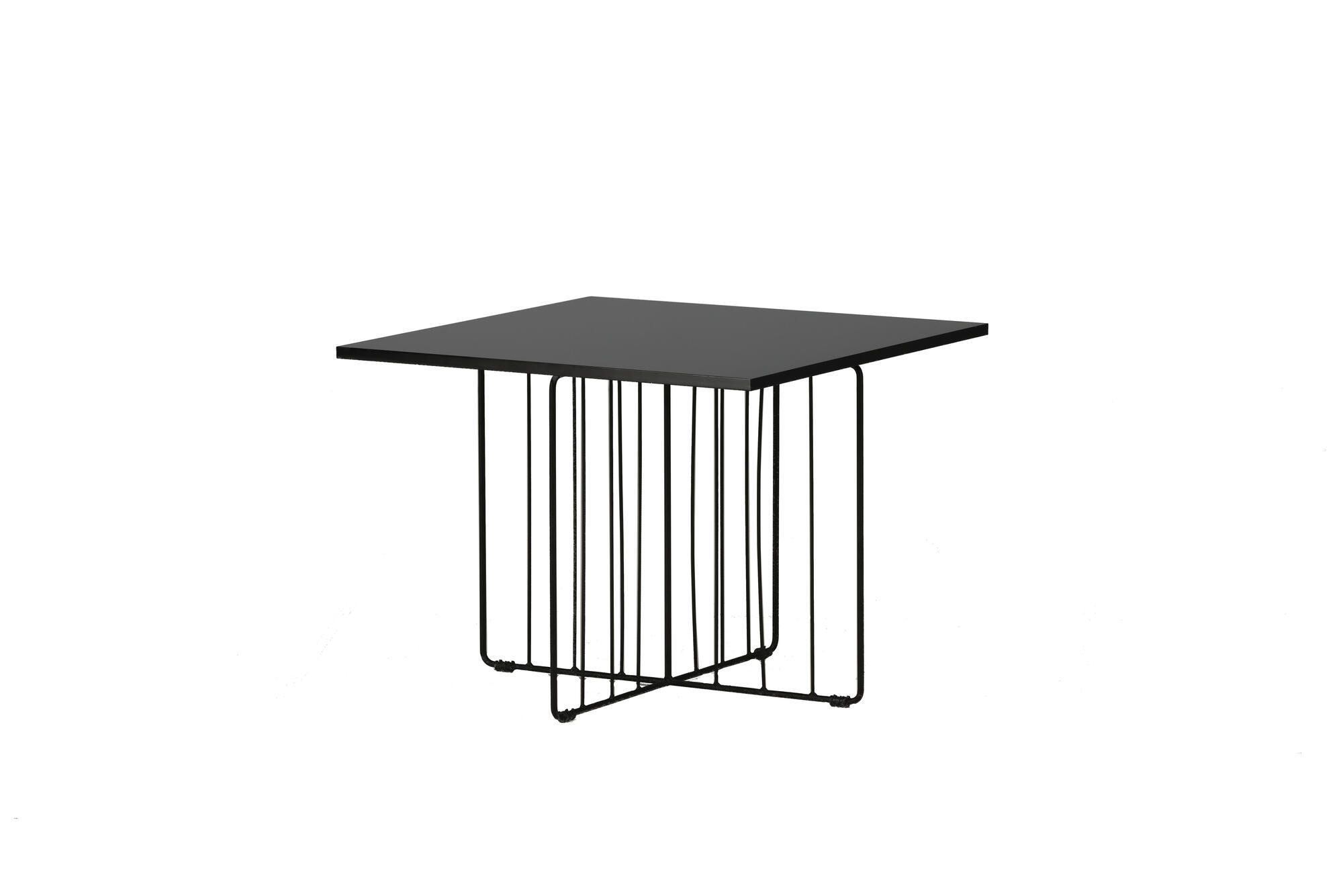Furnlux Couchtisch Schwarz 60x45x60 cm