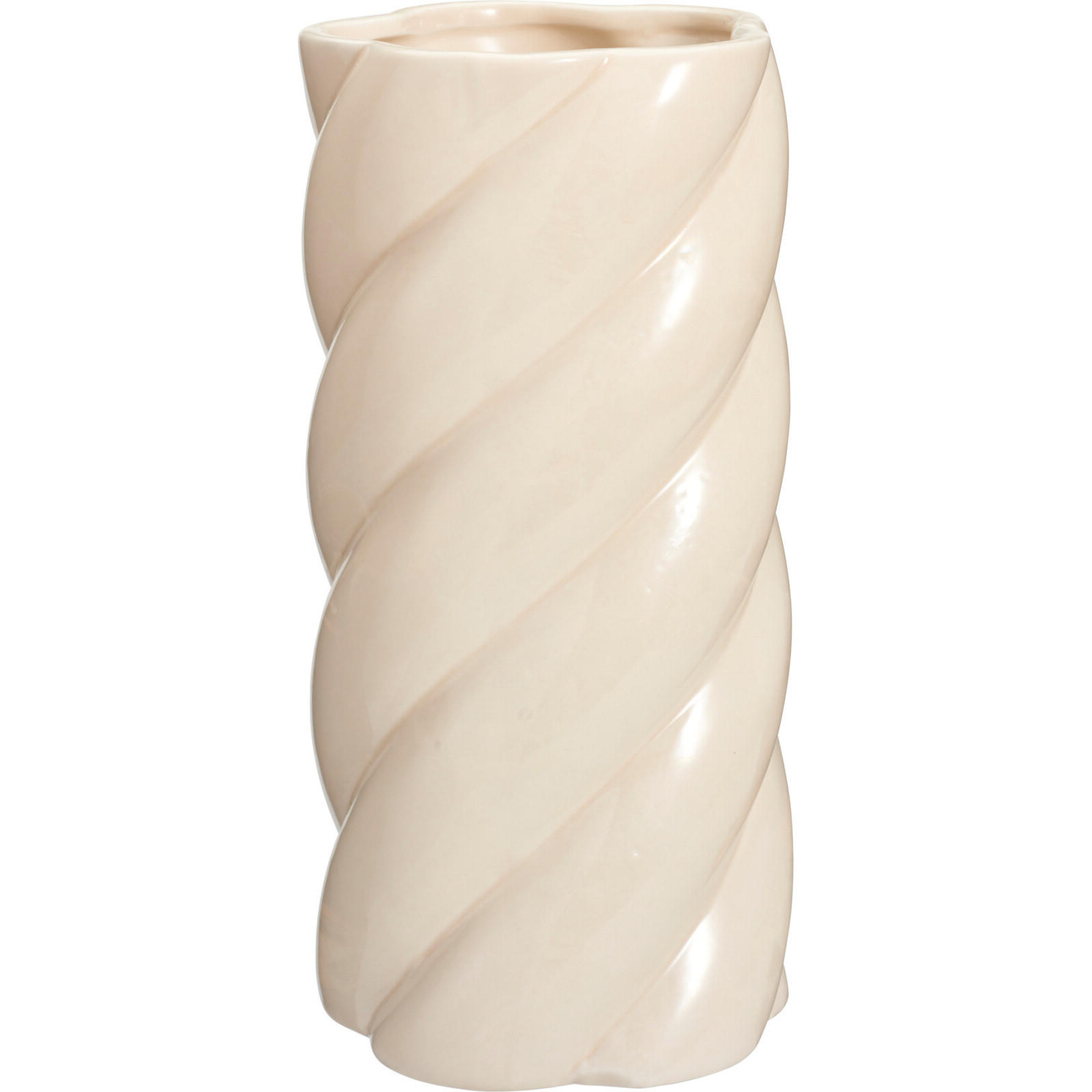 Home Styling Collection Keramikvase Beige 25.5 cm