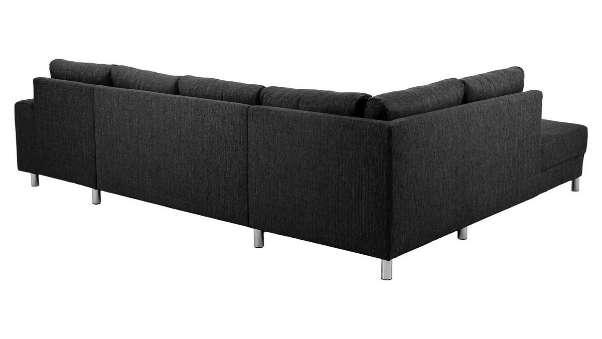 ECKSOFA anthrazitgrau - Grau, Textil (287/221cm) - ebuy24
