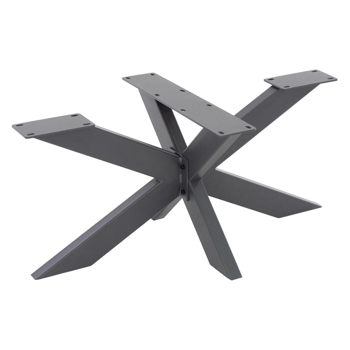 TISCHGESTELL Spider 98 x 58 x 43 cm Anthrazit - Anthrazit, Metall (58/43/98cm) - ML-DESIGN