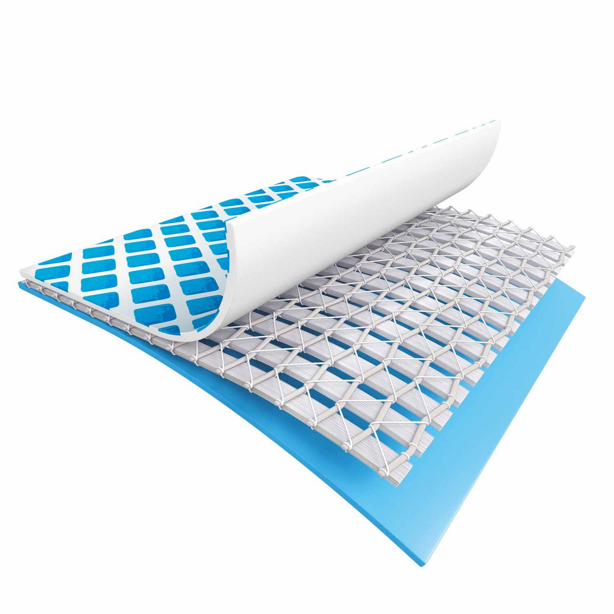 QUICK-UP POOL SET 457 x 122 cm, 12in1 - 26168 - Blau, Textil (457/122cm)