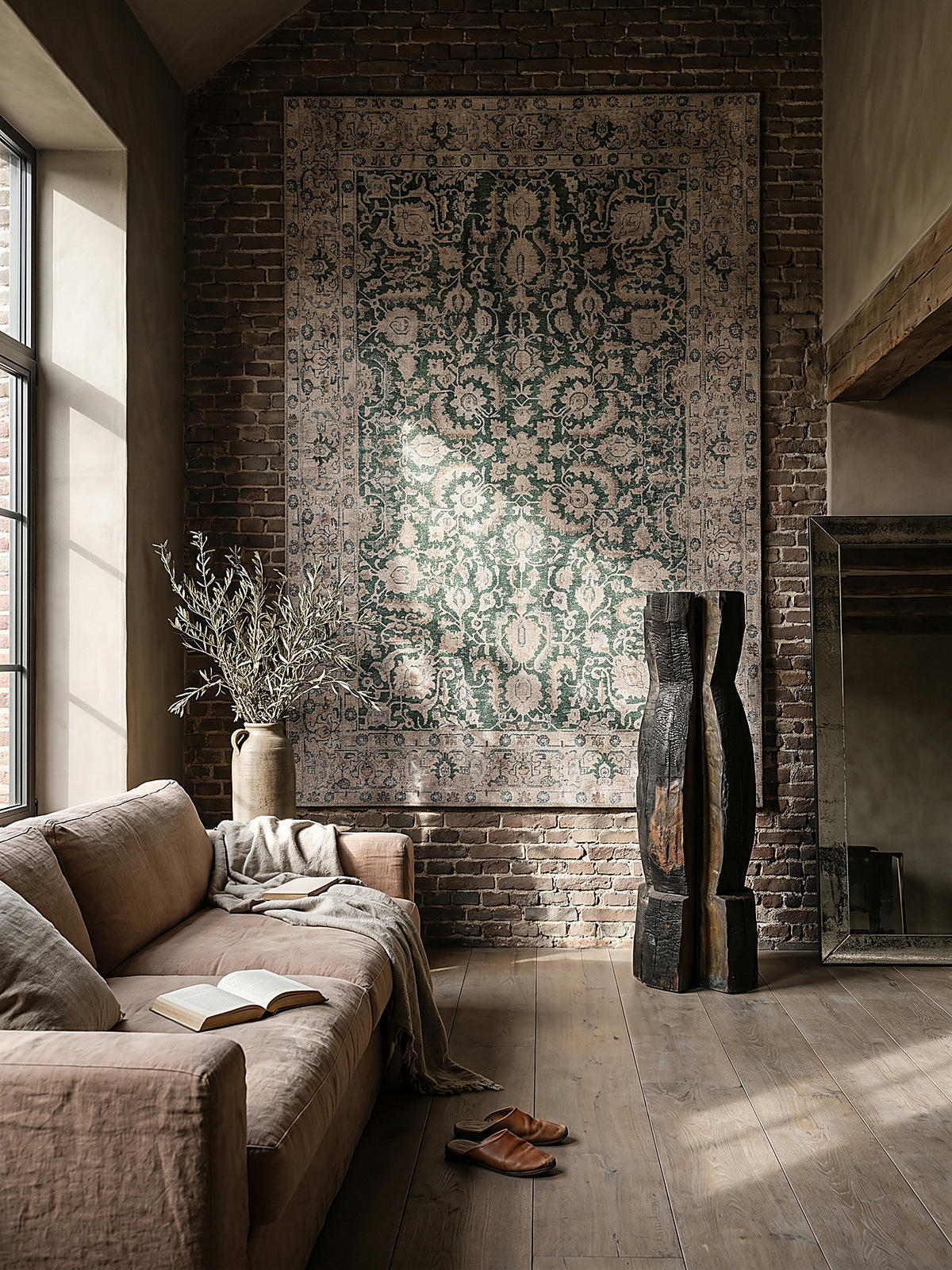 TEPPICH Waschbar HURST, orientalisch, Grün, 115 x 170 cm - Grün, Textil (170/115cm) - KADIMA DESIGN
