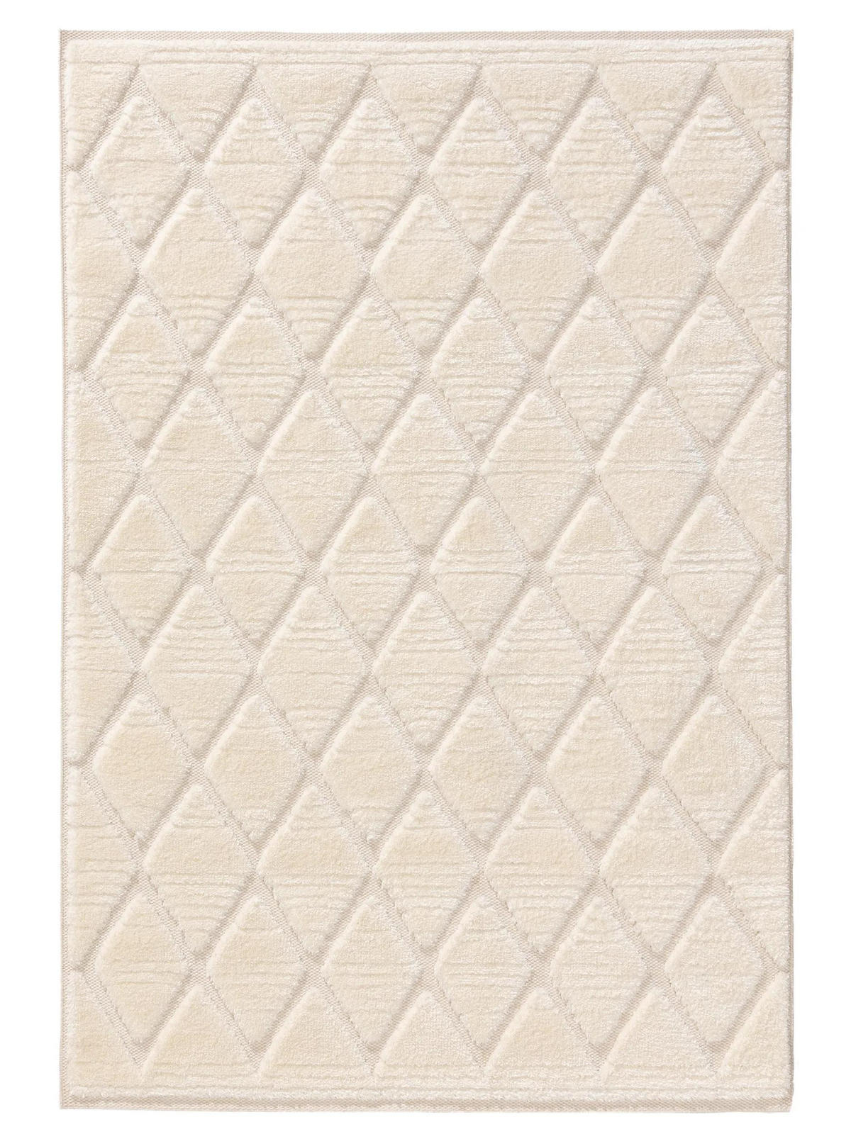 TEPPICH Elanie 120/170 cm - Creme, Kunststoff (120/170cm) - benuta Pop