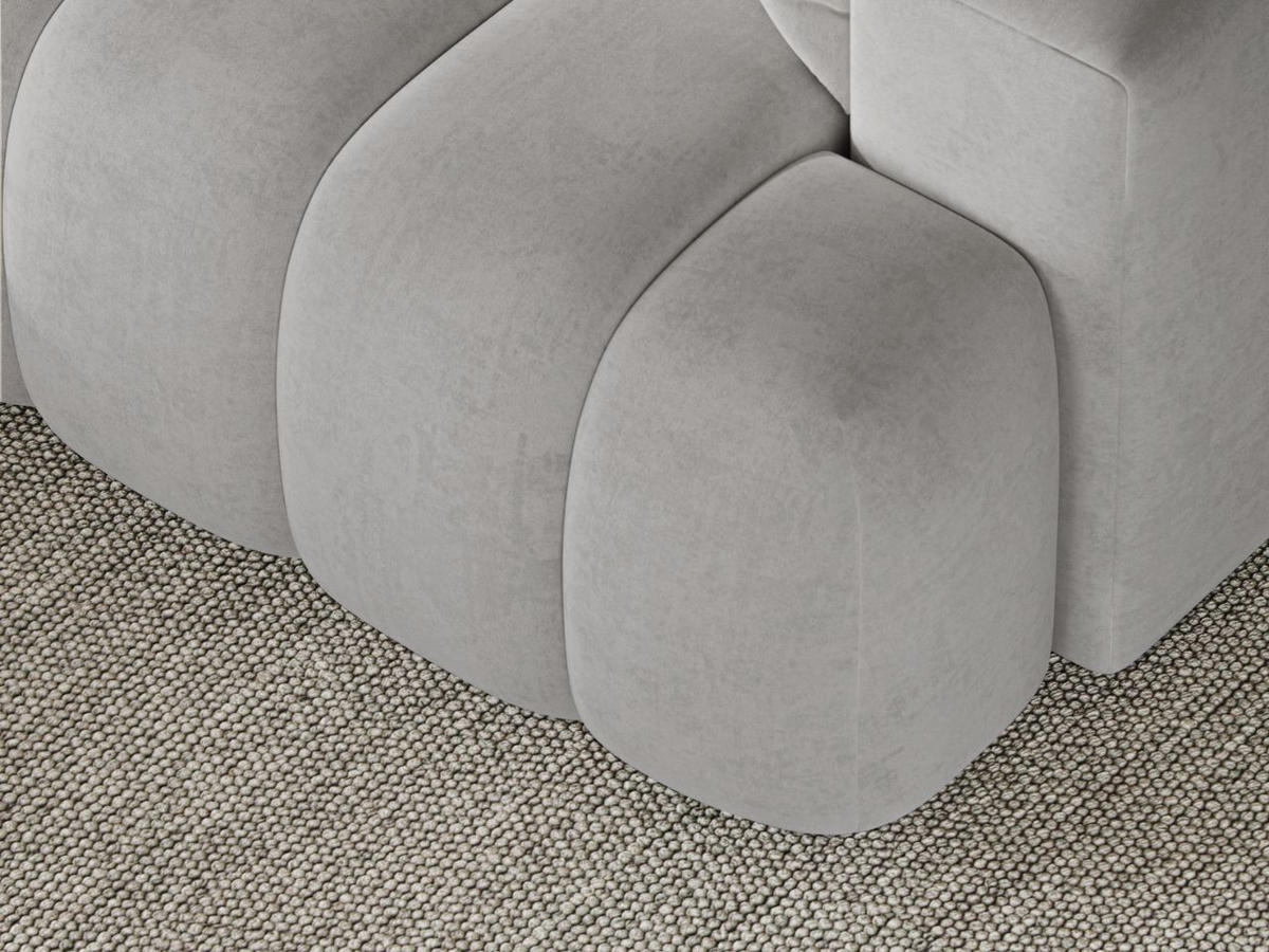 ECKSOFA Caleo Grau Links - Grau, Holz/Textil (270/170cm) - Graingold