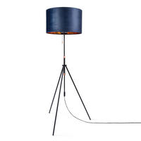 STEHLEUCHTE Naomi Fl - Blau, Metall (52.7/52.7/176.5cm) - Paco Home