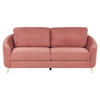 3-SITZER-SOFA Polsterbezug Rosa Trosa - Pink, Textil (203/88/86cm) - Beliani