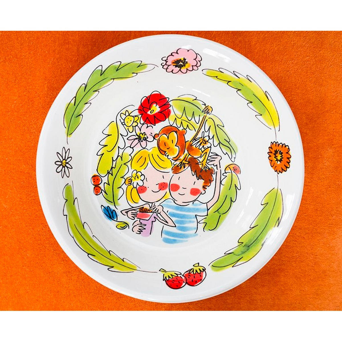 SCHALE Affenparadies in Bunt - 16,5cm - Multicolor, Keramik (16.5/4/16.5cm) - Blond Amsterdam