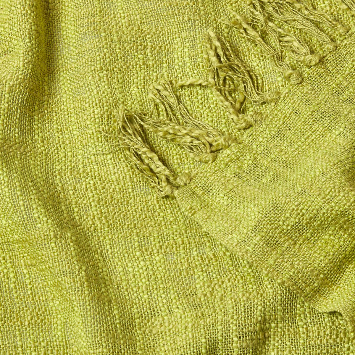 TAGESDECKE Nirvana Slub 255/360 cm, 100% Baumwolle - Grün, Textil (255/360cm) - Homescapes