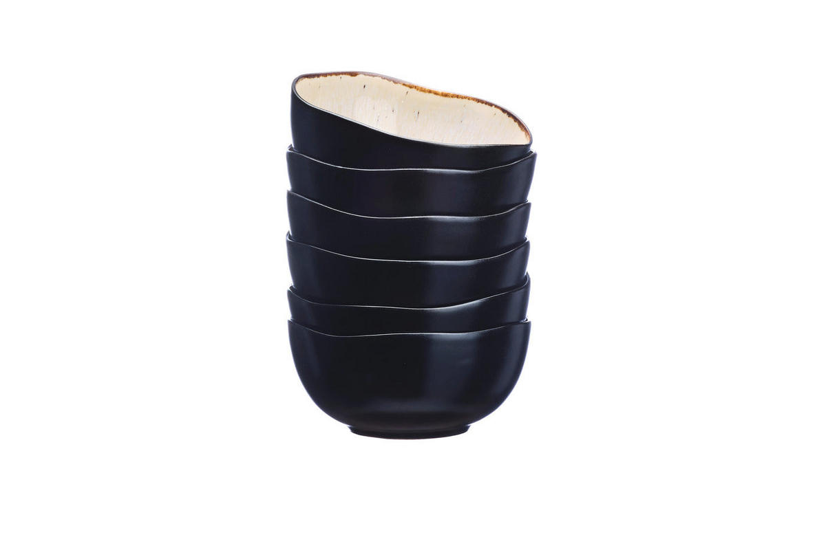 SCHALEN Iris Ø12cm - 6er-Set - Elfenbeinweiß - Weiß, Keramik (12cm) - Björn