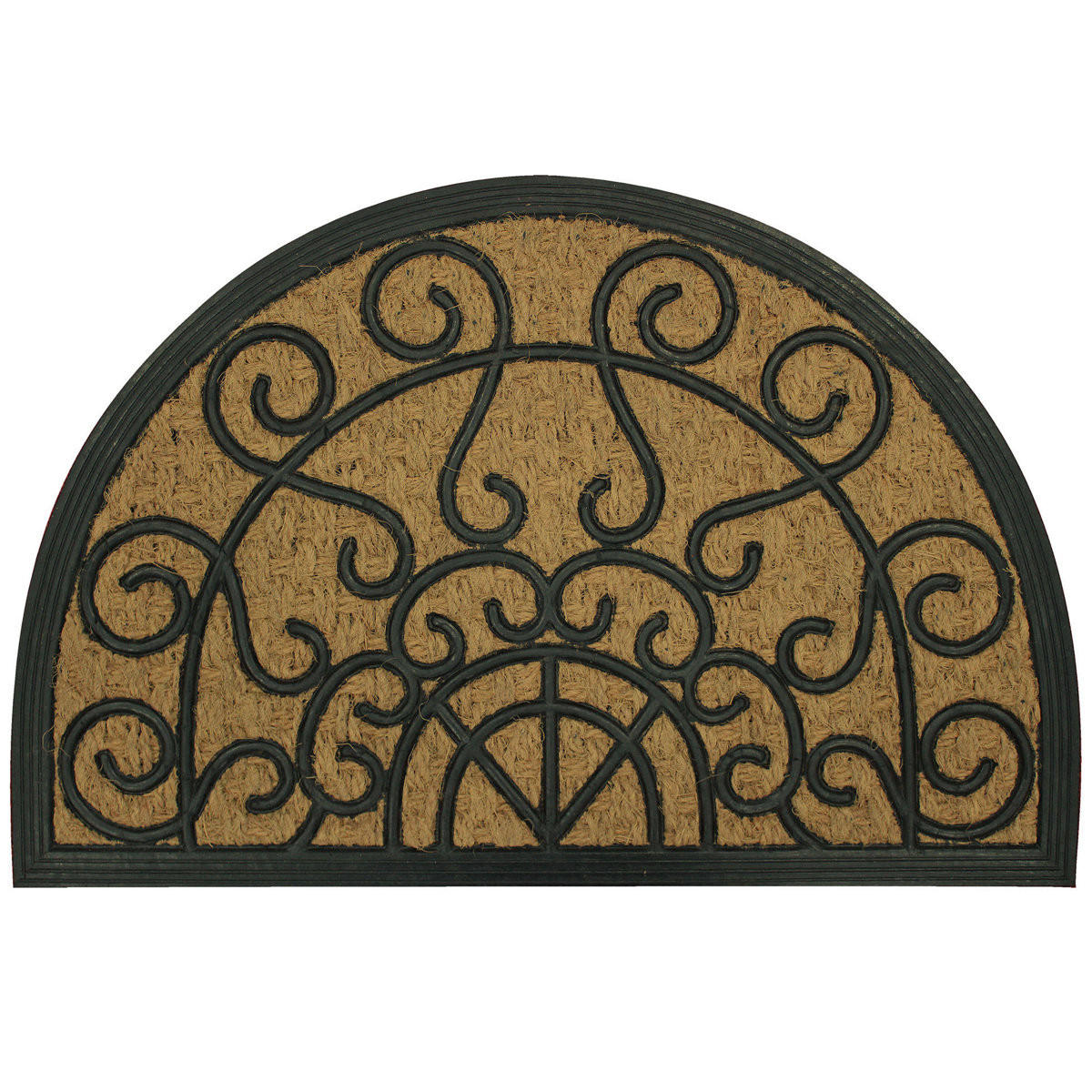 FUSSMATTE 40/60 cm Braun, Schwarz - Braun, Naturmaterialien/Kunststoff (60/40cm) - Douceur d´intérieur