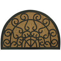 FUSSMATTE 40/60 cm Braun, Schwarz - Braun, Naturmaterialien/Kunststoff (60/40cm) - Douceur d´intérieur