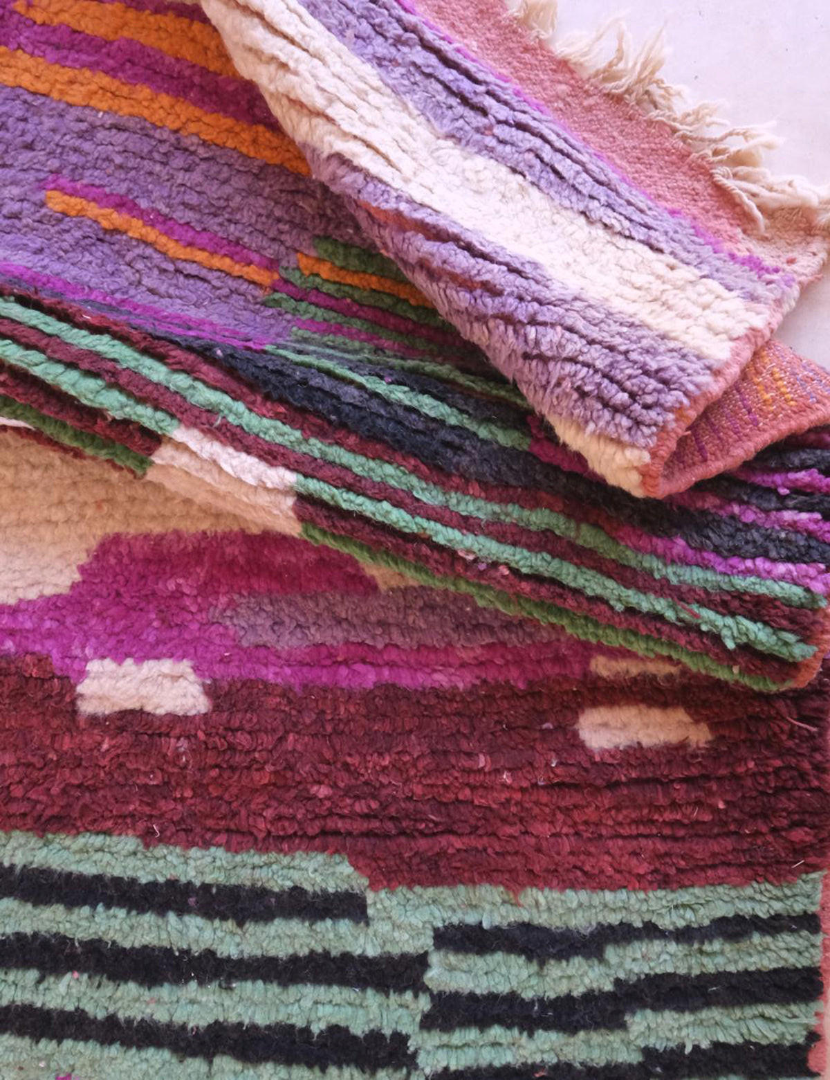 BERBERTEPPICH aus reiner Wolle 174x 264 cm - Multicolor, Naturmaterialien (174/264cm) - AFK Living