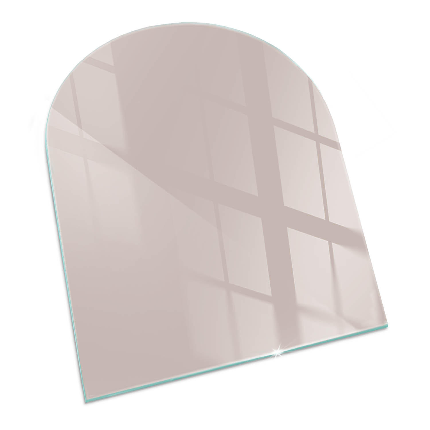 ArtPrintCave Glasplatte Beige 80x70x0.4 cm