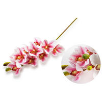 KUNSTBLUME Viridis Orchidee Rosa 74/74/74 cm Kunstoff - Hellrosa, Kunststoff (74cm) - Mondex