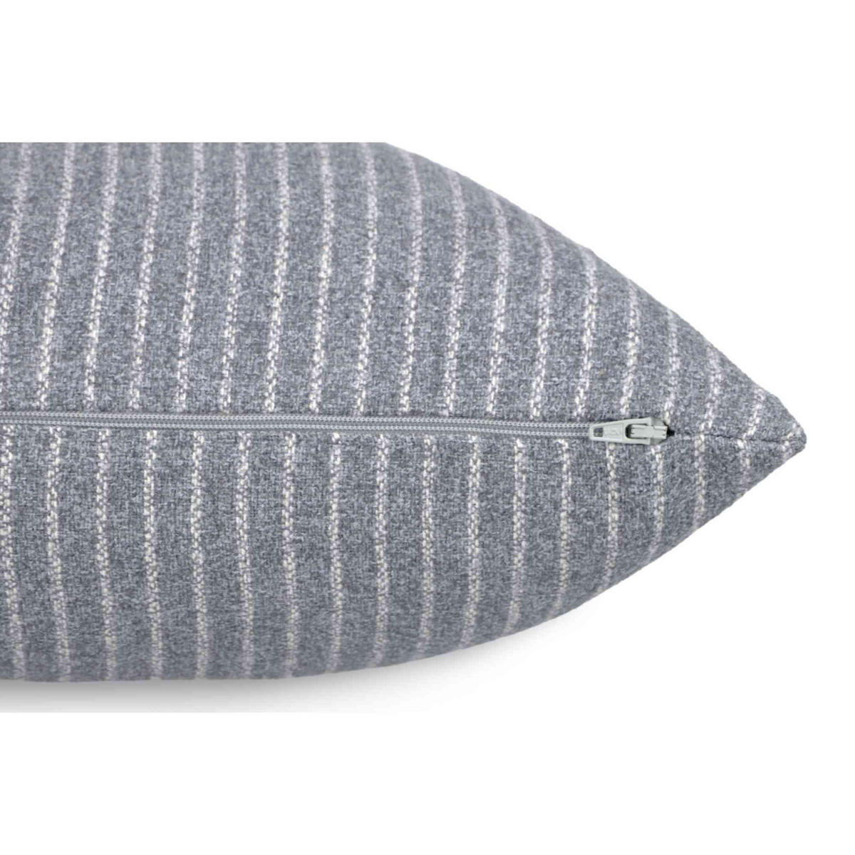 ZIERKISSENHÜLLE DEKOKISSENHÜLLE FUN STRIPE 2er Set - Grau, Textil (38/38cm) - Esprit