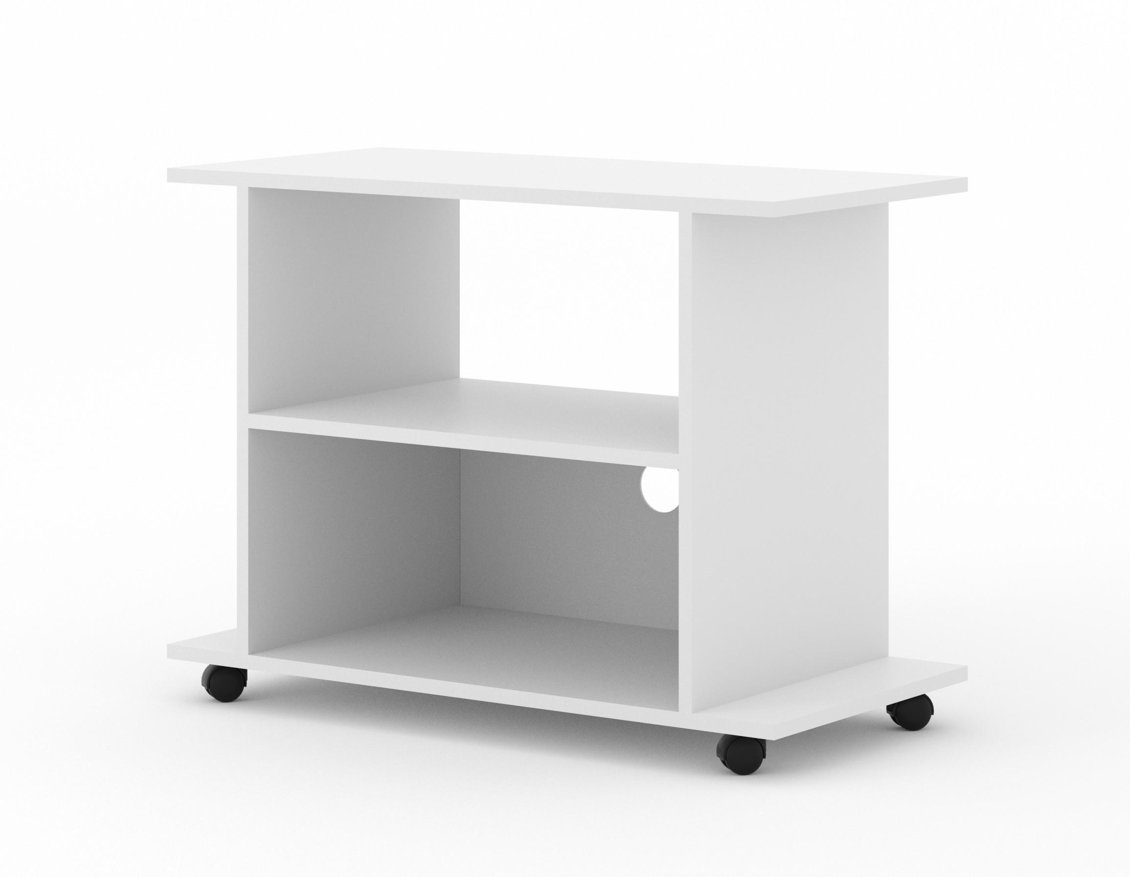 Raumhirsch Furniture TV Weiß 80x60x40 cm