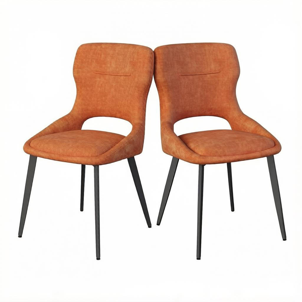ComfortXL Armlehnstuhl-Set Orange 40x86x43 cm