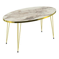 COUCHTISCH Skævinge 90/50/43 - Weiß, Metall (50/90/43cm) - [en.casa]