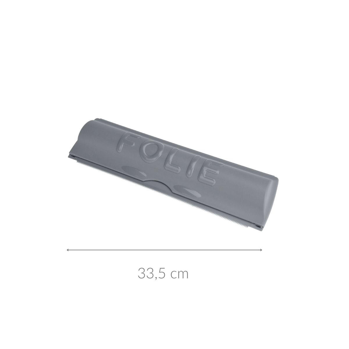 LEBENSMITTELFOLIENSPENDER aus Kunststoff 33,5/8,8/5,5 cm - Grau, Kunststoff (8.8/5.5/33.5cm) - Home Styling Collection