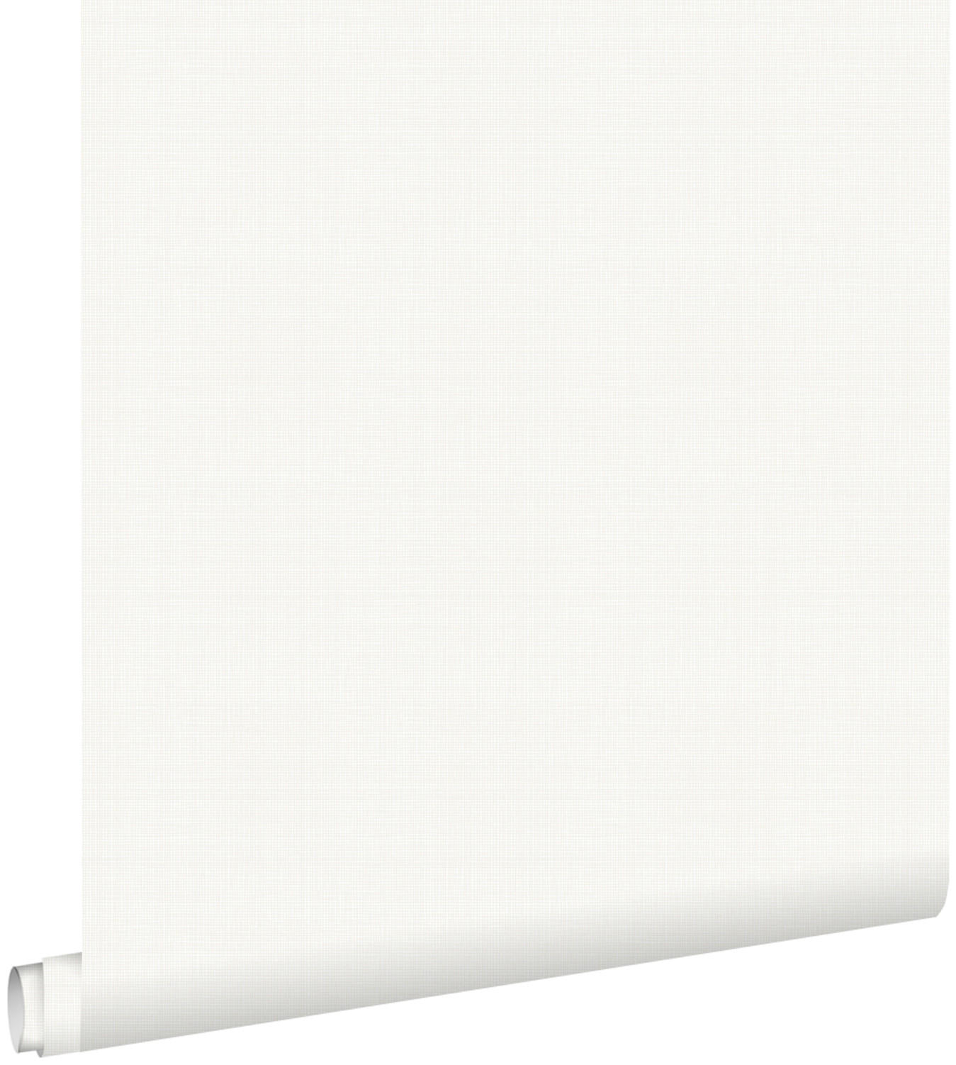 TAPETE Leinen-Optik 53 cm x 10.05 m - Weiß, Papier (53/1000cm) - ESTAhome
