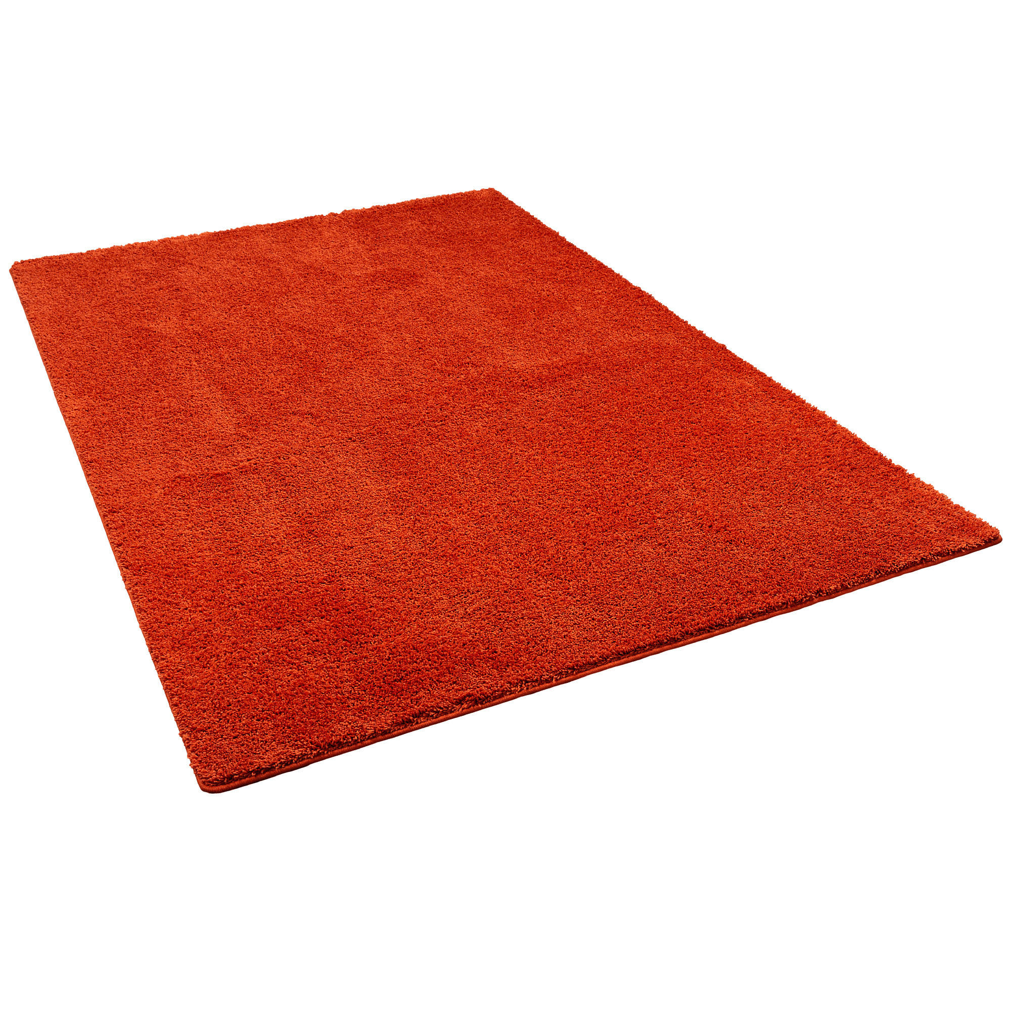 Thumbnail - Snapstyle Hochflor, Rotbraun, Textil, 100x300 cm, Teppiche & Böden, Teppiche, Hochflorteppiche & Shaggys