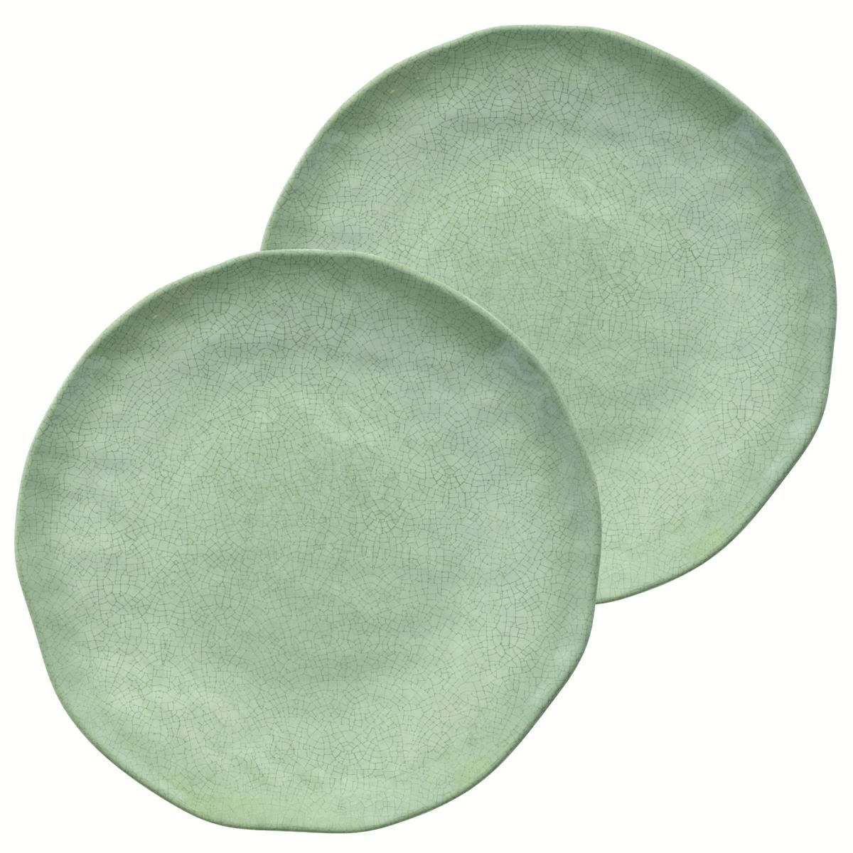 GESCHIRRSET 8-teilig Atmosfera grün Melamin - Currygelb, Kunststoff (21/2/21cm)