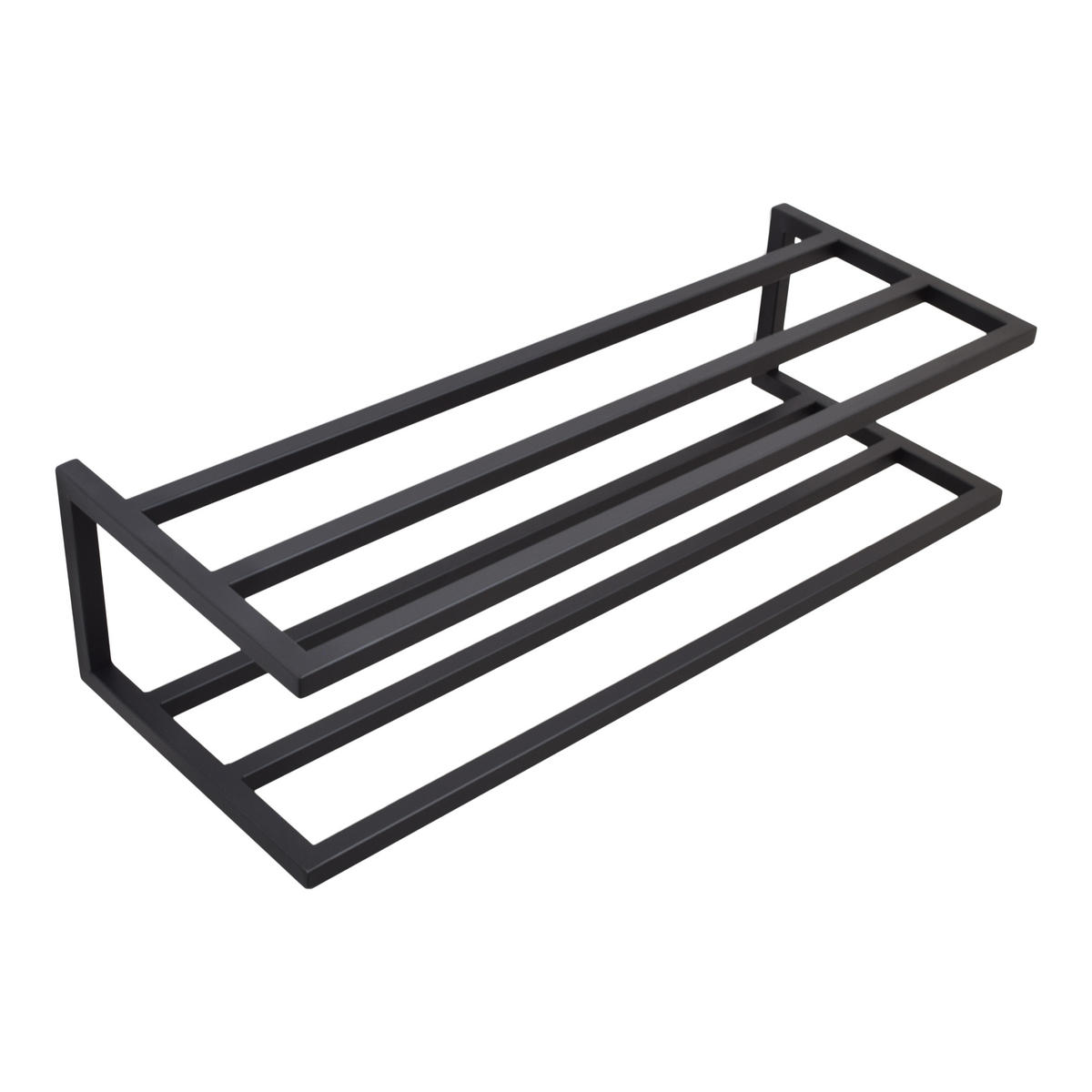 SCHUHSCHRANK Stora Schwarz - Schwarz, Metall (80/20/30cm) - LOFT42
