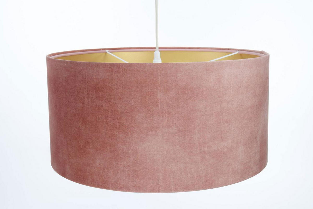 HÄNGELEUCHTE Gold 50/25 cm - Pink/Goldfarben, Kunststoff (50/0.6/25cm) - ONZENO