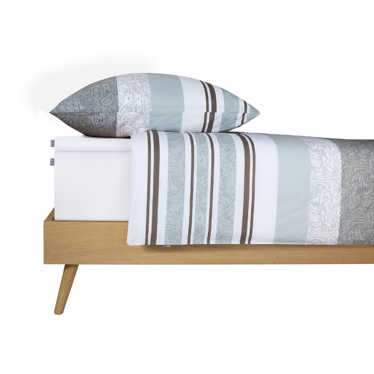 TOPPERSPANNBETTLAKEN Flexi - 95/5 - 180 x 200 cm - Weiß - Weiß, Textil (180/200cm) - SCHIESSER