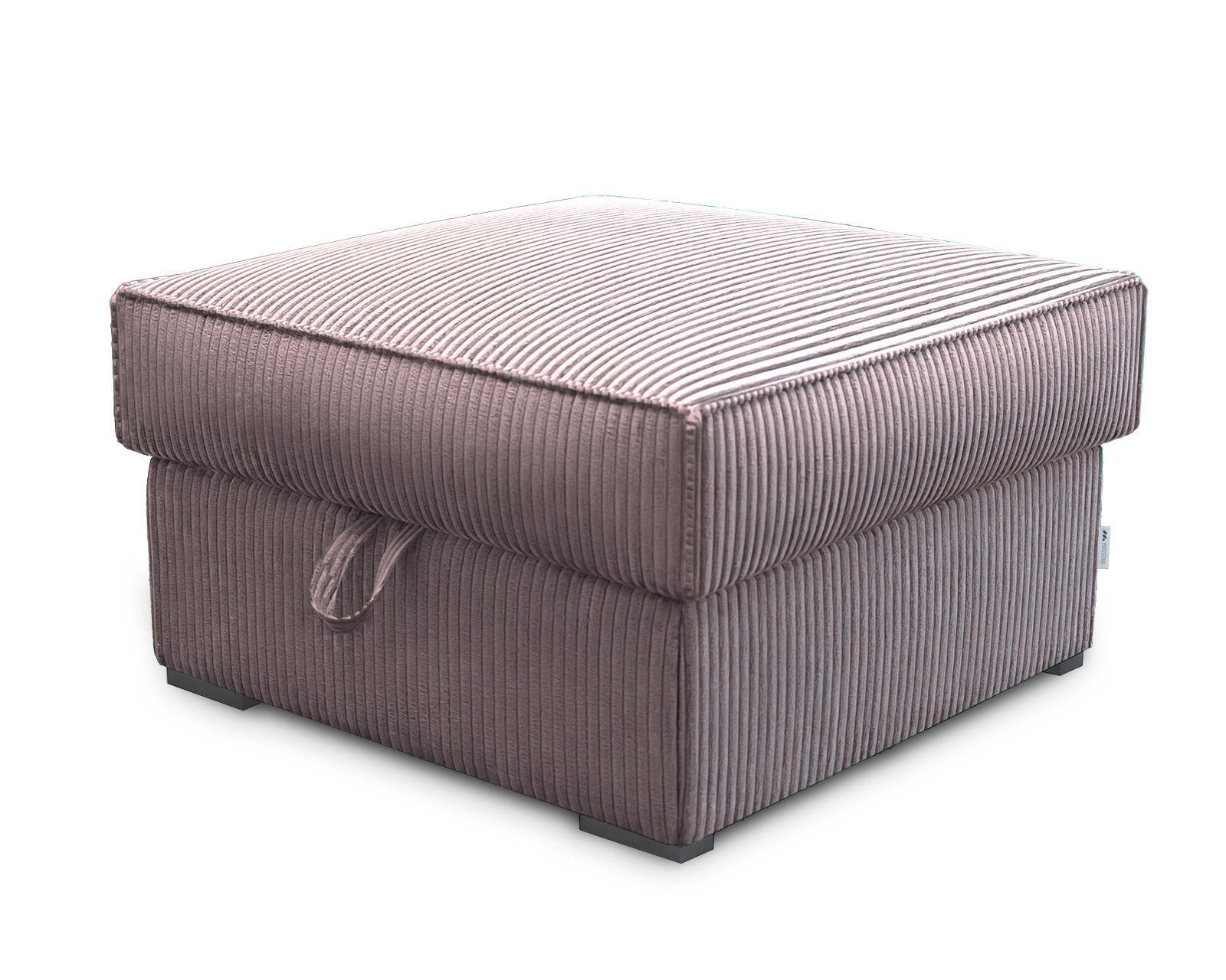 POUF FERA Lila 65x65 cm - Lila, Textil (65/38/65cm) - MASSENO