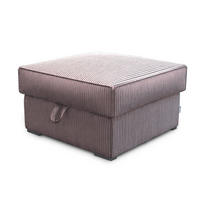 POUF FERA Lila 65x65 cm - Lila, Textil (65/38/65cm) - MASSENO