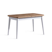 TISCH - mila 117/70/75 cm - Weiß, Holzwerkstoff (117/70/75cm) - Calicosy