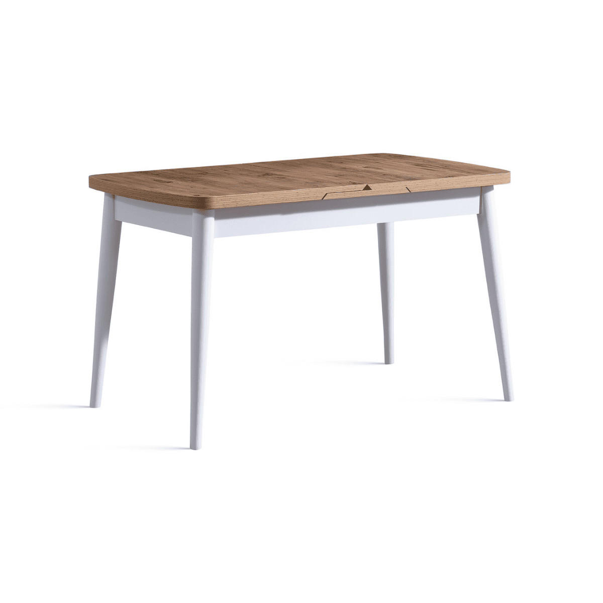 TISCH - mila 117/70/75 cm - Weiß, Holzwerkstoff (117/70/75cm) - Calicosy