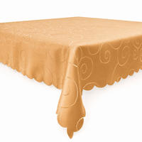 TISCHDECKE 160/300 cm Ornamente Orange - Orange, Textil (160/300cm) - TiborTex