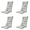 GARTENSTUHLKISSEN Tess 123/50 cm 4er-Set - Orange, Textil (50/7/123cm) - Madison
