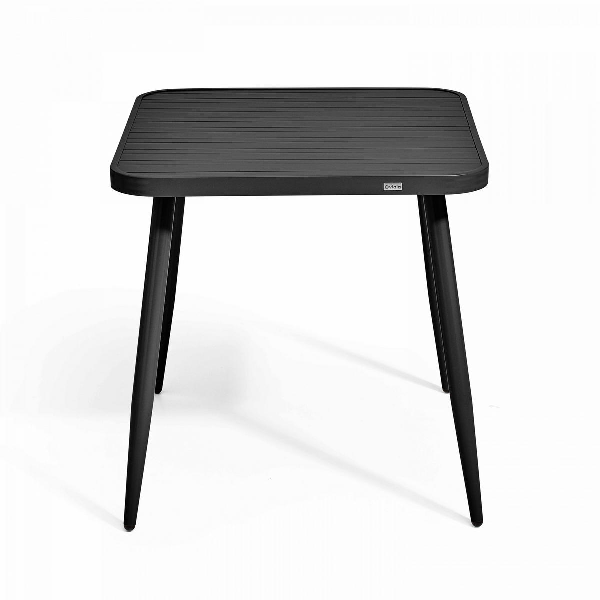 GARTENSET 5-tlg., Grau/Schwarz - Schwarz, Metall - Oviala