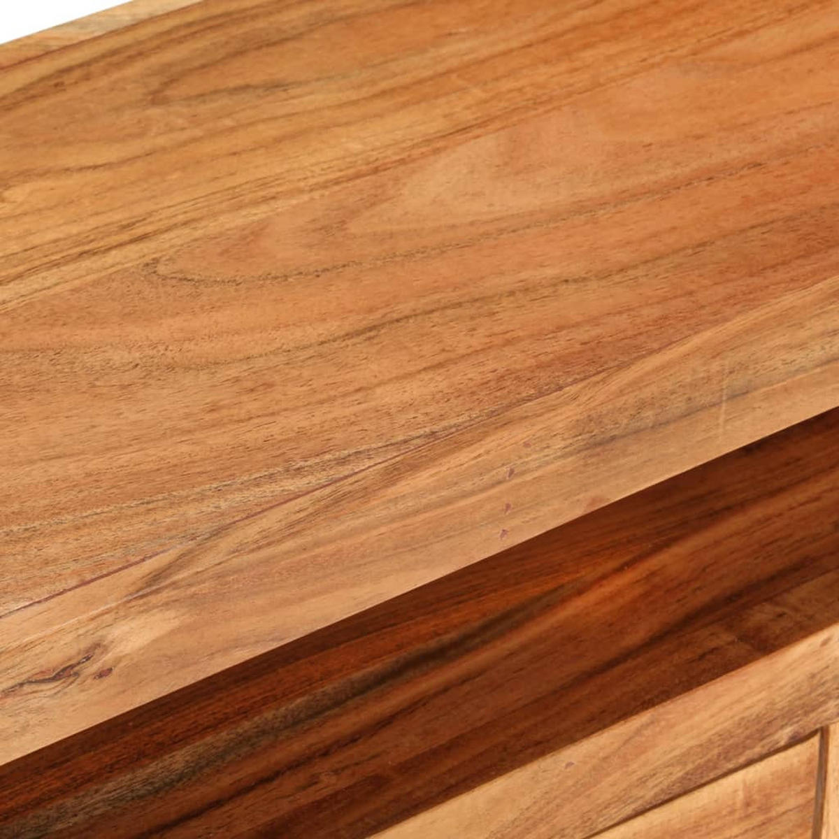 TV-SCHRANK 110/30/40 Cm Massivholz Akazie - Braun, Holz (30/40/110cm) - vidaXL