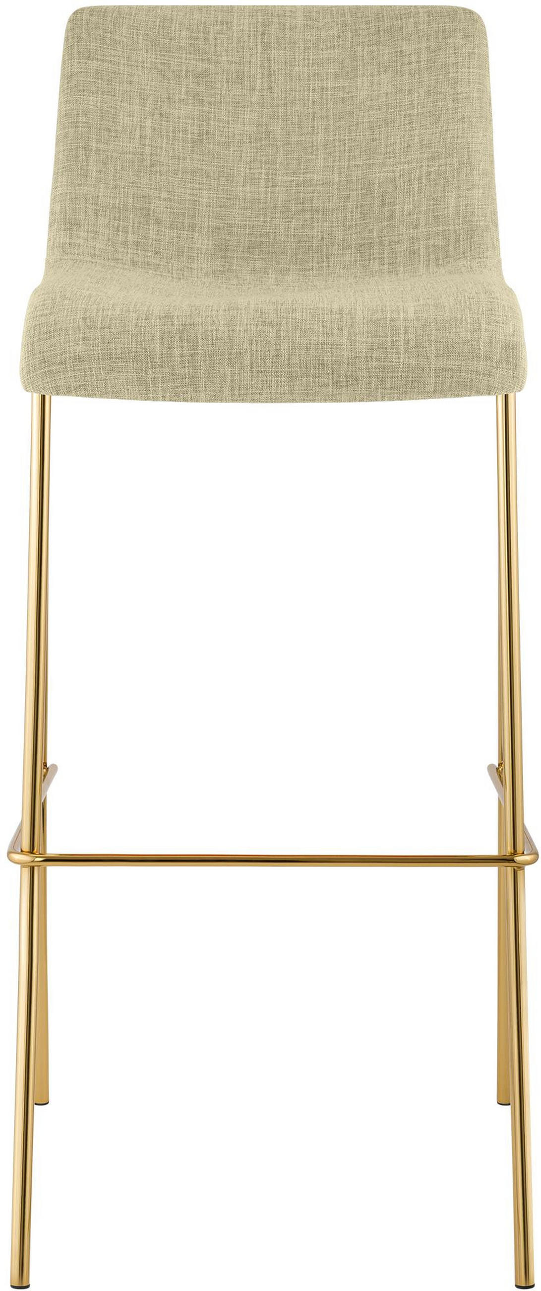 BARHOCKER Tenar Stoff Creme Gold - Creme, Textil (43/100/48cm) - DELUKE