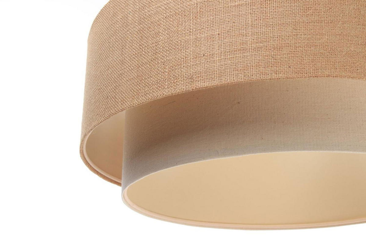 HÄNGELEUCHTE Beige 60/20 cm - Beige, Kunststoff (60/1.2/20cm) - ONZENO